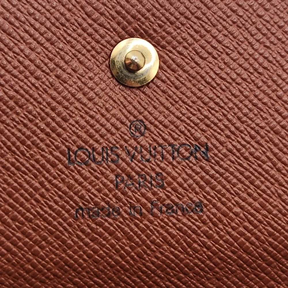 Vintage Louis Vuitton Monogram Long Wallet Trifold November 1991 France TH0911